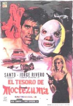 Santo En El Tesoro De Moctezuma (1966) poster